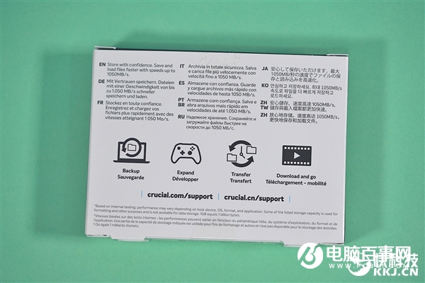 速度達1GB/s！英睿達X8移動SSD 2TB圖賞：4寸手機大小