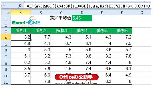 excel指定平均值生成隨機數 在Excel中指定一個平均值，生成一組隨機數