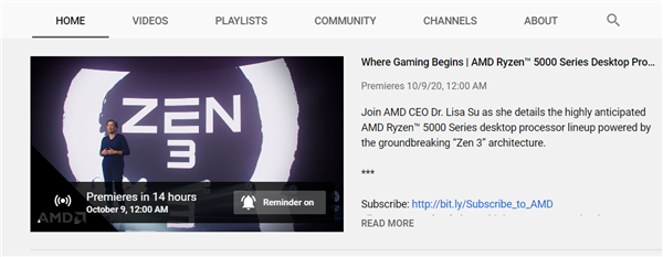 AMD Ryzen 5000系列官宣！蘇媽預告Zen 3：明天見