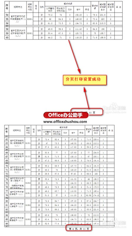 excel表格分頁設置 Excel表格從指定部分重新分頁打印的兩種方法