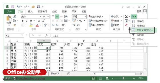 excel多列數(shù)據(jù)排序 對Excel中數(shù)據(jù)進(jìn)行單列排序和多列排序的方法