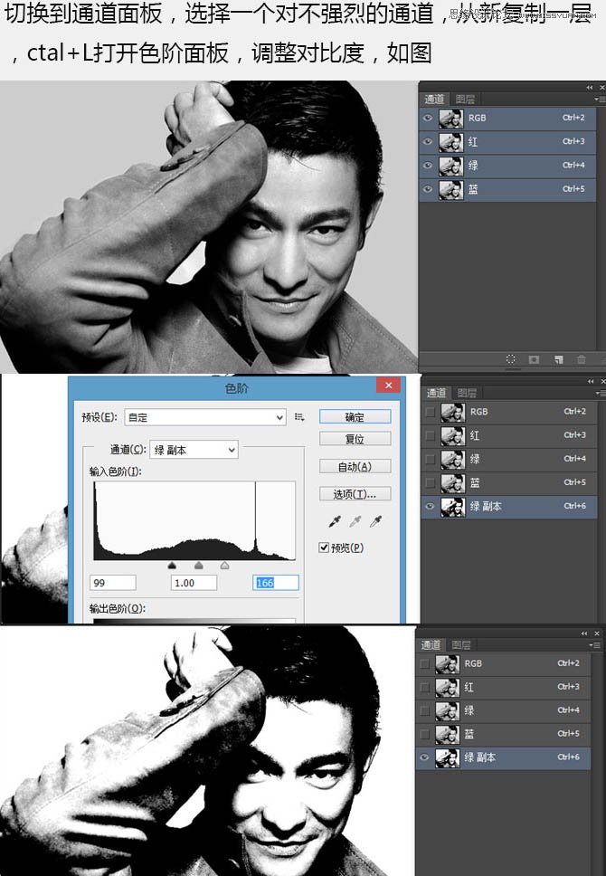 PS制作半調圓點風格的人像海報教程