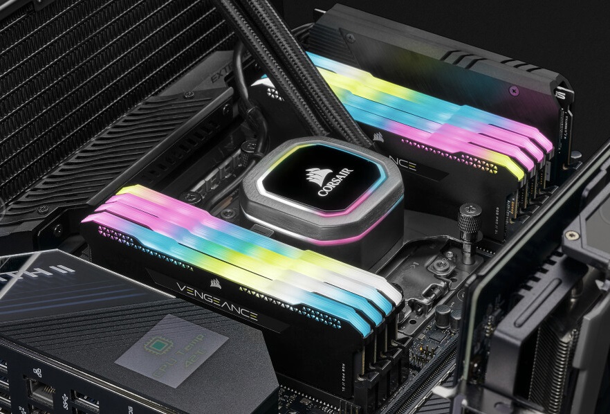 海盜船發布新款 RGB 內存條套裝：4 x 32GB DDR4-3600 全插滿