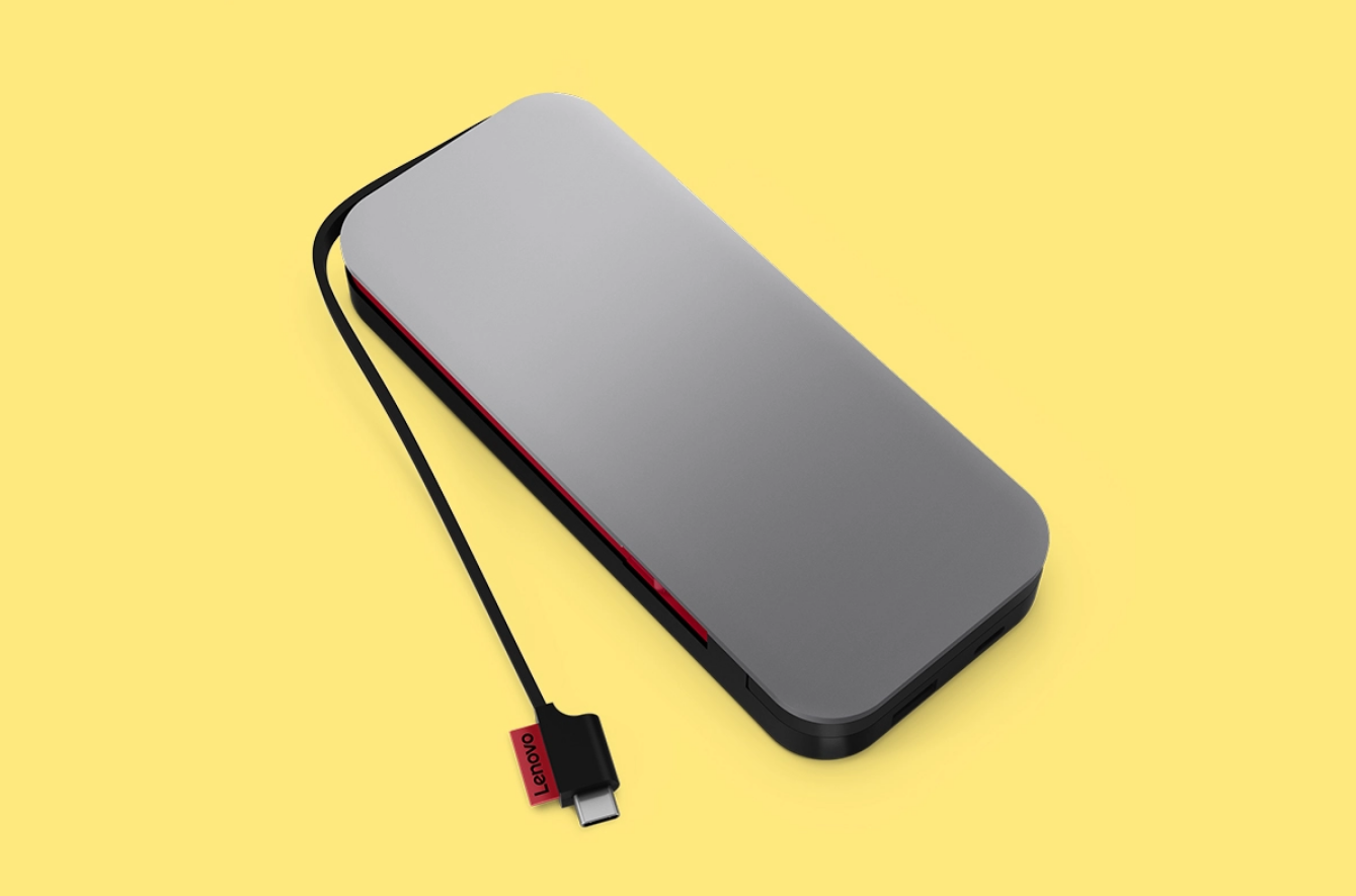 約 579 元,聯想 Go USB-C 筆記本充電寶發布:20000mAh ,輸出 65W