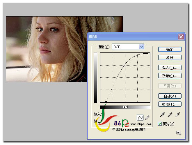 PS給偏暗照片調亮教程