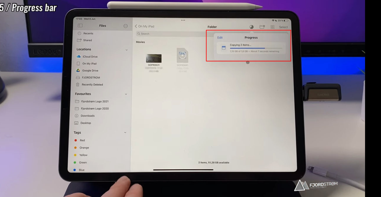 蘋果 iPadOS 15 文件應用已支持進度條、讀取 NTFS 格式,但仍有諸多限制