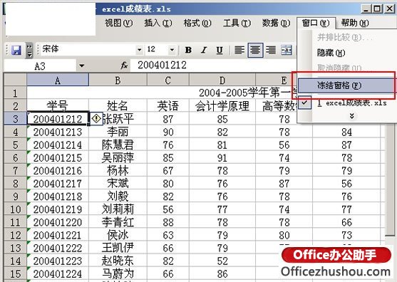 excel凍結(jié)單元格 Excel中如何凍結(jié)單元格？凍結(jié)單元格如何固定指定的行或列