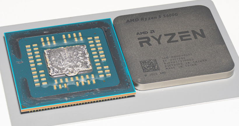 AMD 銳龍 R5-5600G APU 開蓋核心照曝光:180 mm²,釬焊導(dǎo)熱
