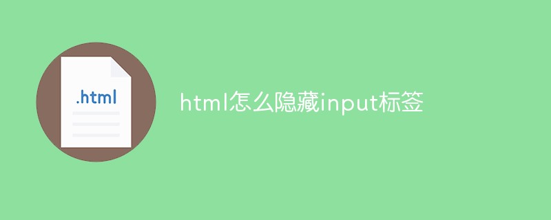 html怎么隱藏input標簽