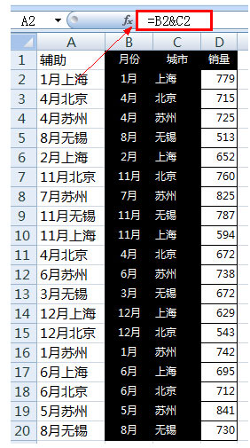 excel條件數組公式 不用數組公式也能讓VLOOKUP多條件查詢