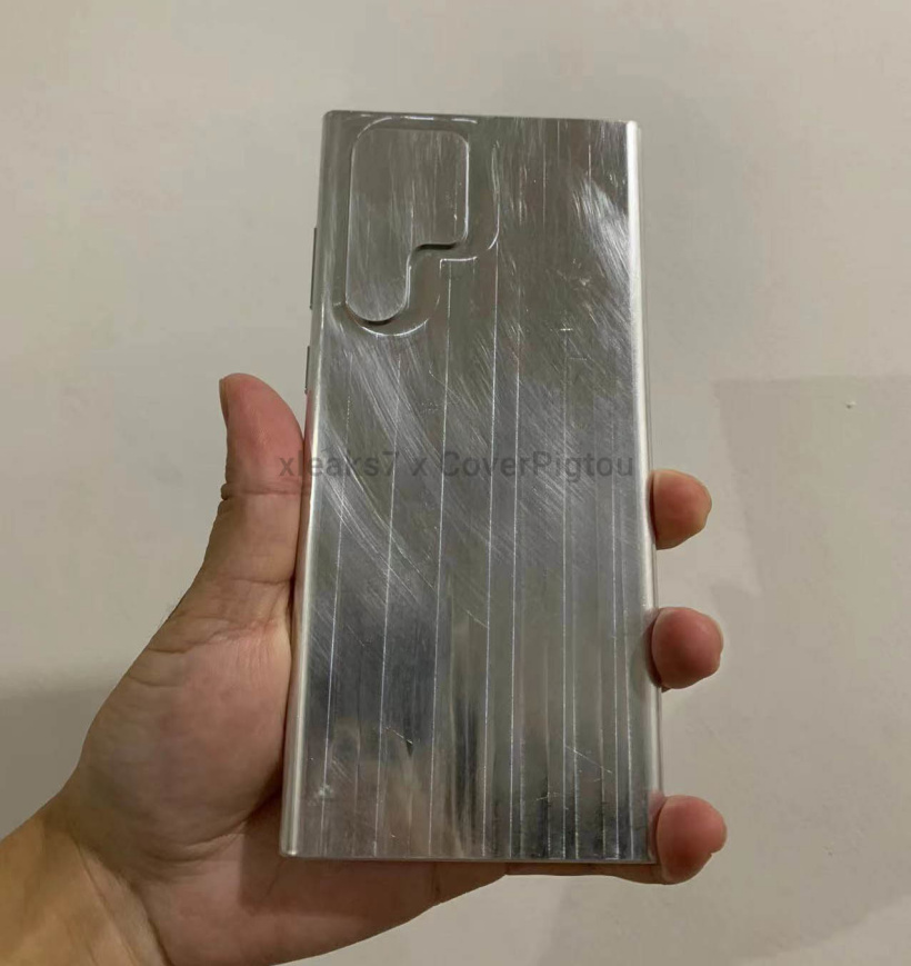 三星 Galaxy S22 Ultra 機模/渲染圖曝光:異形后攝模組,全新外觀