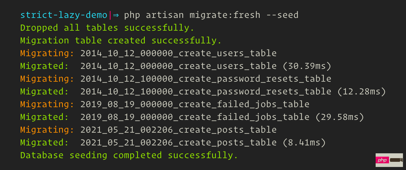 Laravel8出新功能啦！通過禁用延遲來定位N+1問題