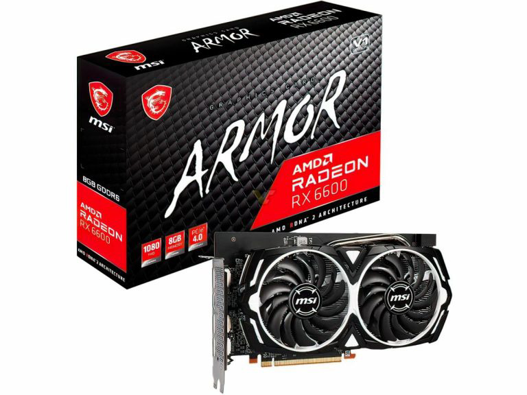 微星 ARMOR 系列顯卡時隔兩年回歸，推出 Radeon RX 6600