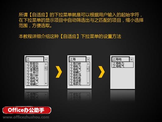 excel下拉菜單設置 Excel中自適應下拉菜單的設置方法