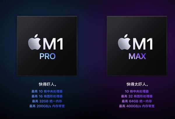 蘋果有多厲害？M1 Max基準跑分曝光：圖形性能是M1芯片的3倍