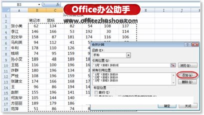 excel工作表數據合并 合并計算不同Excel工作表中數據的方法
