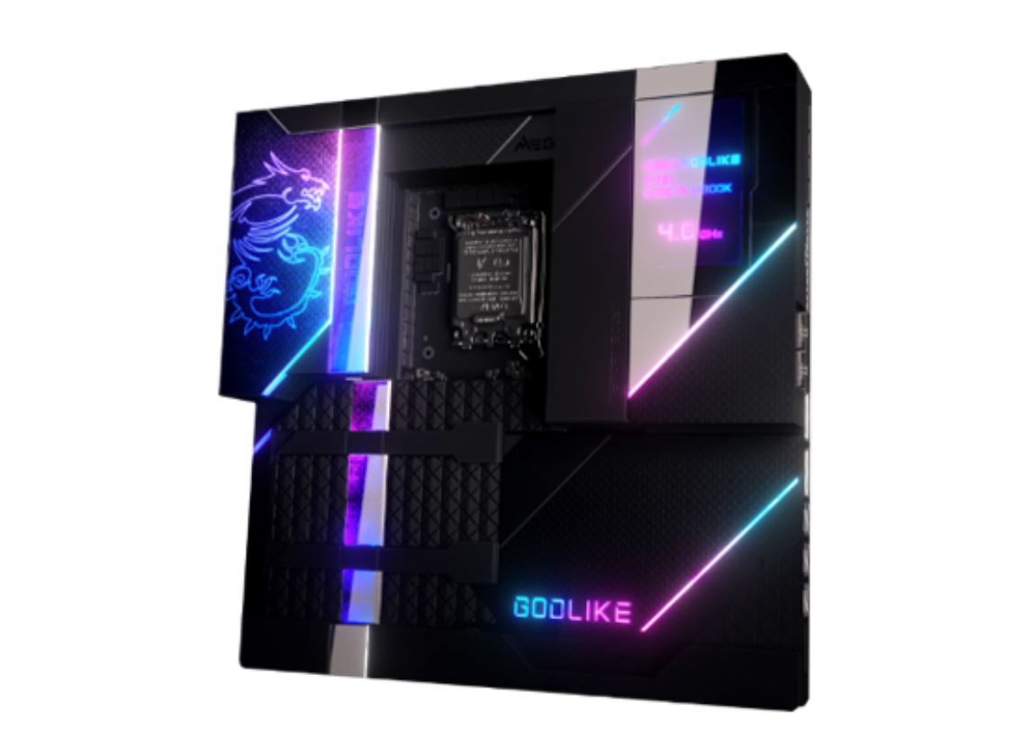 微星展示 MEG Z690 GODLIKE 主板:配 3.5 英寸觸摸屏,支持 DDR5-6666 內(nèi)存