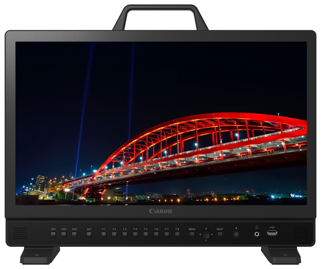 佳能發布 18 英寸 4K/HDR 專業監視器，輕薄機身設計
