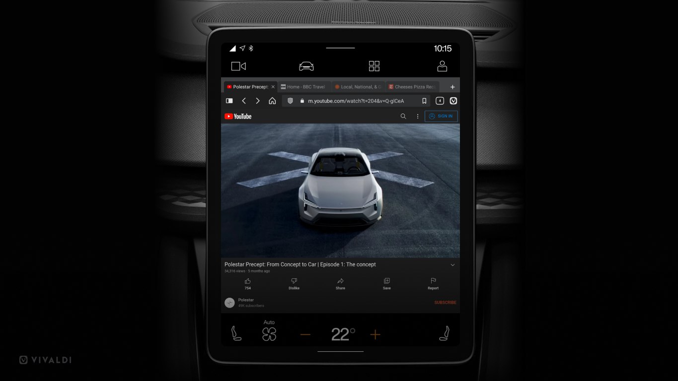谷歌 Android Automotive 車載系統首個瀏覽器公布:不是 Chrome