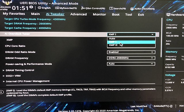 為什么內存頻率只有2133比實際低？主板開啟XMP提高內存頻率方法