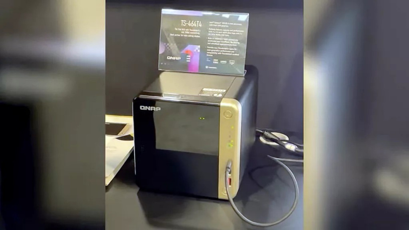 Qnap 推出 TS-464T4 NAS 主機:雙雷電 4 接口,10Gbps 網口