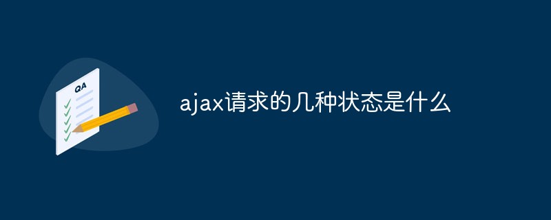 ajax請(qǐng)求的幾種狀態(tài)是什么