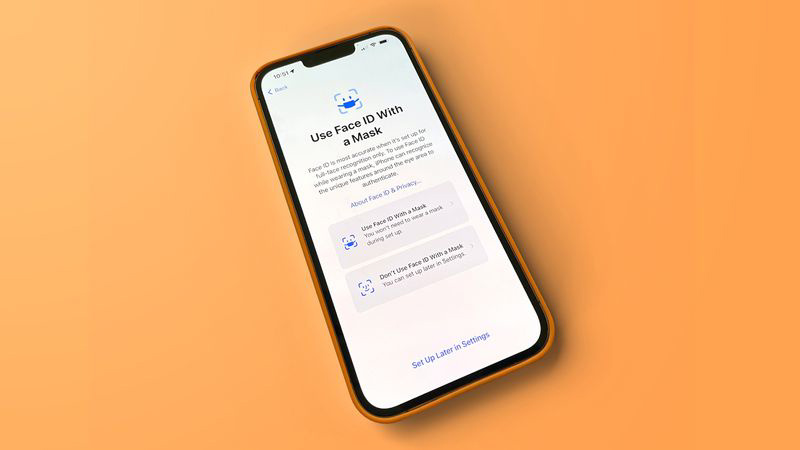 iOS 15.4 測試版發布:支持戴口罩面部解鎖