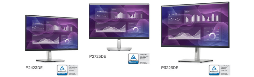 戴爾發布 P3223DE、P2723DE、P2423DE 顯示器:2K 分辨率,搭載 90W 全功能 USB-C
