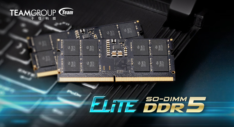 十銓發布 ELITE 系列 DDR5-4800 筆記本內存,可選 8-32GB