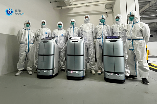 助力上海戰疫！首批50臺擎朗機器人馳援臨港方艙醫院