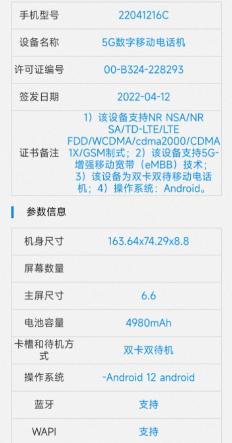 Redmi Note 12系列新機入網:有望5月發布