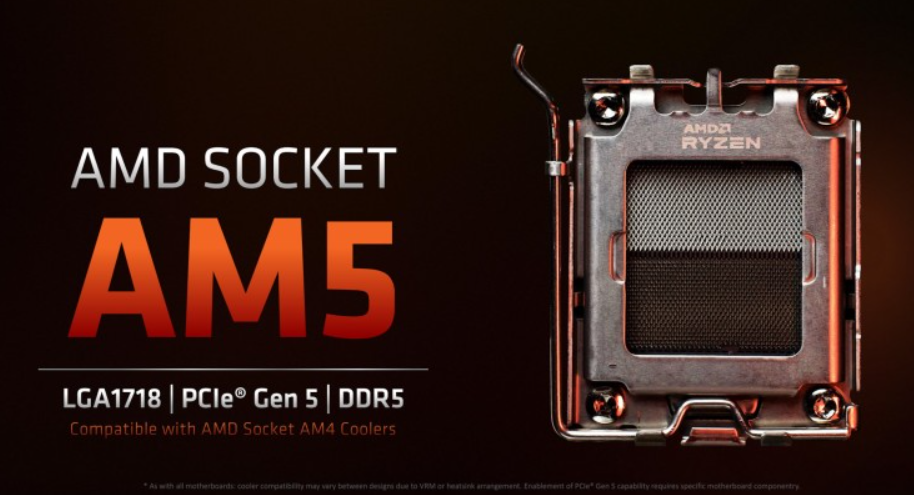 消息稱 AMD Zen 4 銳龍 7000 的 AM5 插槽平臺拋棄 DDR4 內存,還將支持雙芯片
