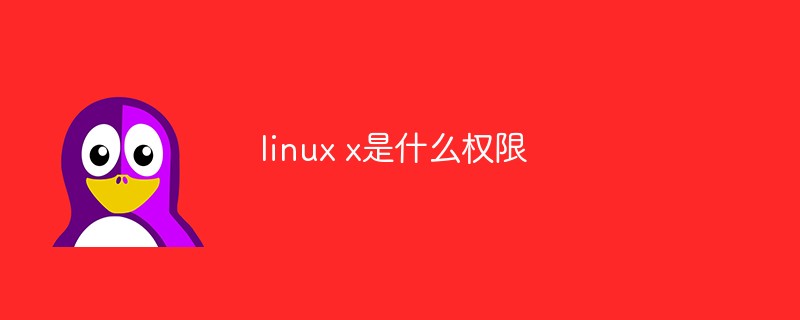 linux x是什么權限