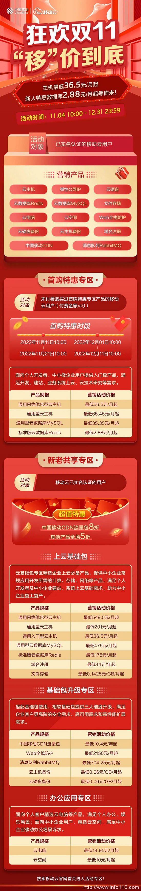 移動云雙十一大促!全年上云體驗最佳時機!沖!