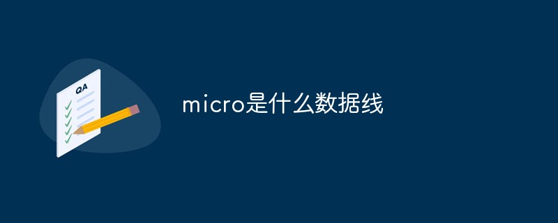 micro是什么數據線